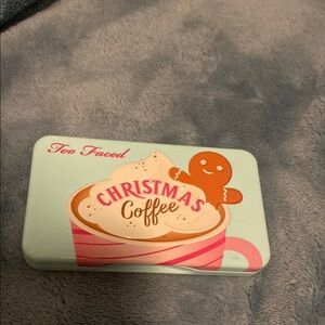 Too Faced Christmas Coffee Tin
